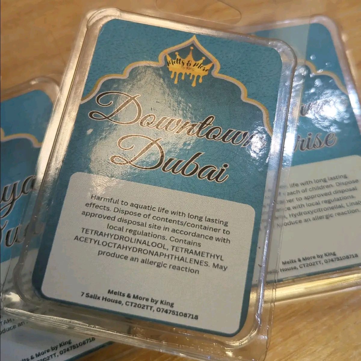 Arabic Scents Geo Heart Wax Melt Clam