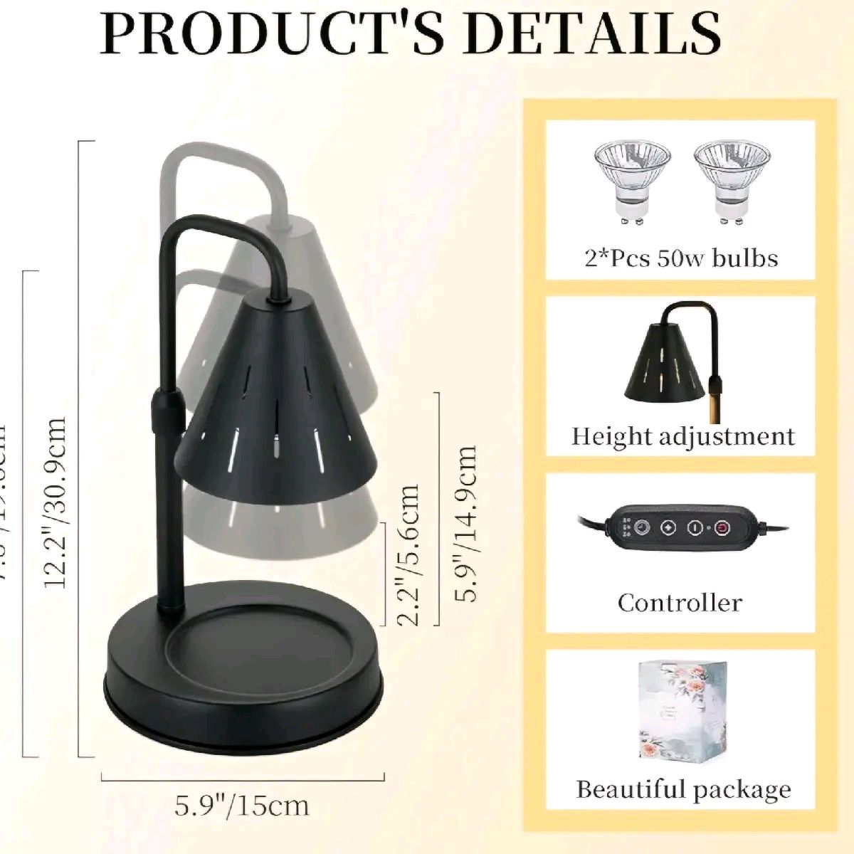 Candle Warmer Lamp with timer