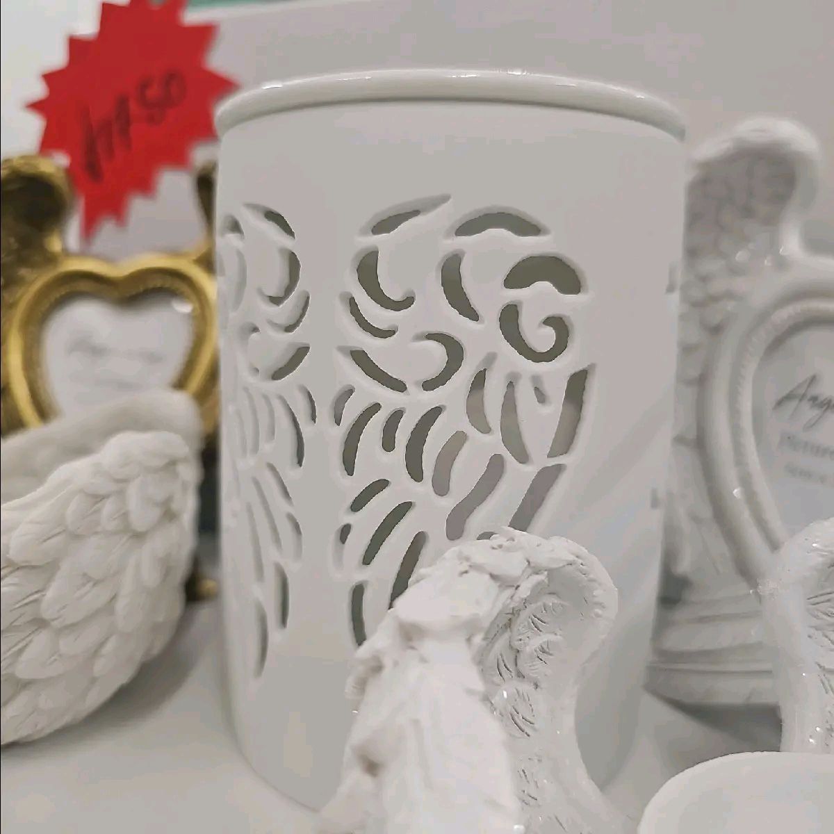 Ceramic Angel Wings Cut Out Burner