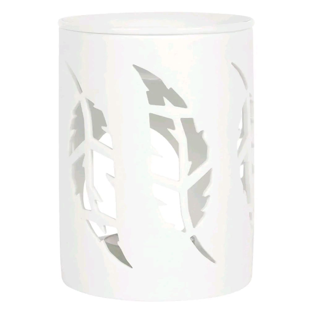 White Feather Cut Out Oil/Wax Burner