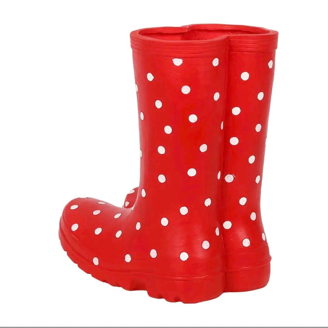 Red Wellies Boot Planter