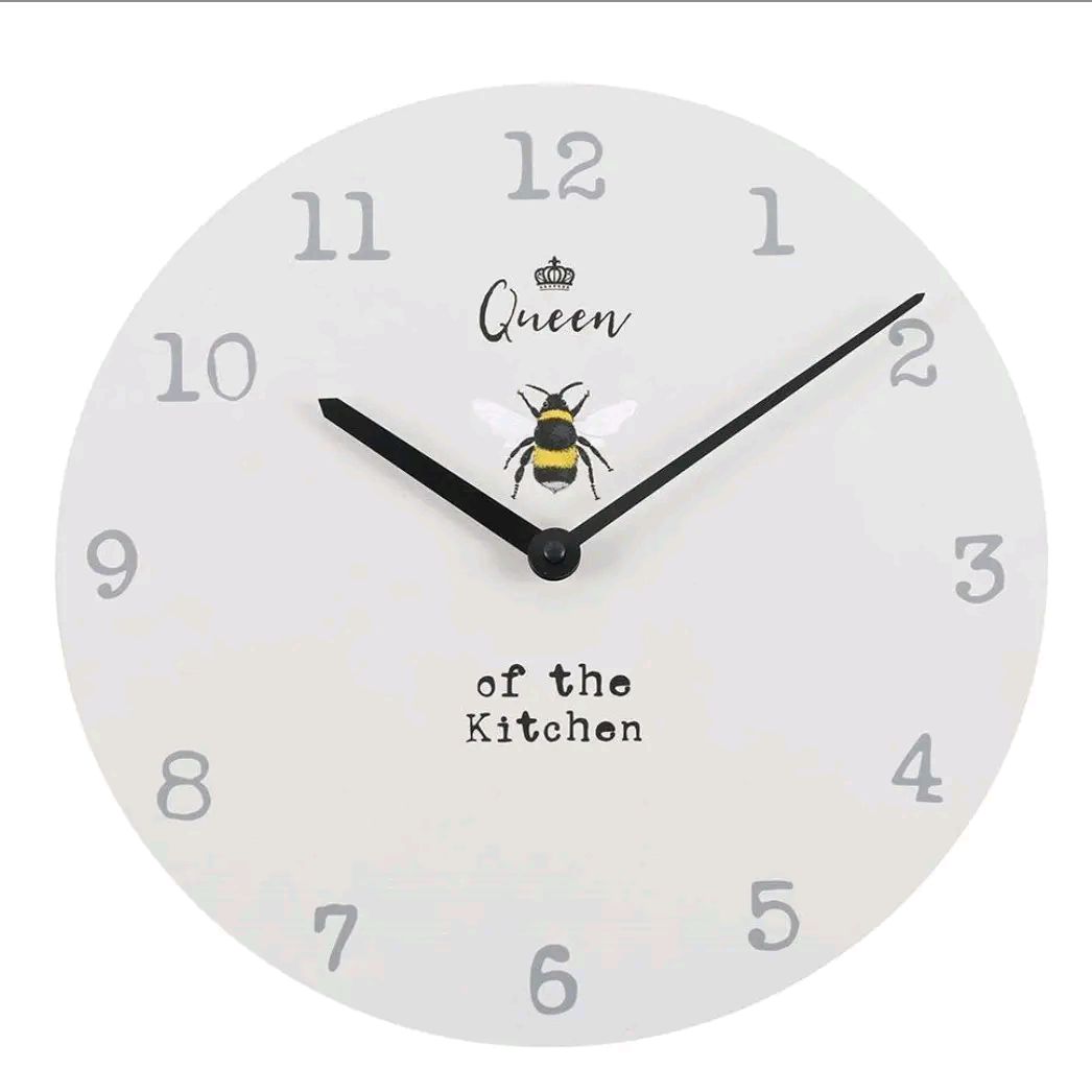 Queen of the Kitchen Wall Clock