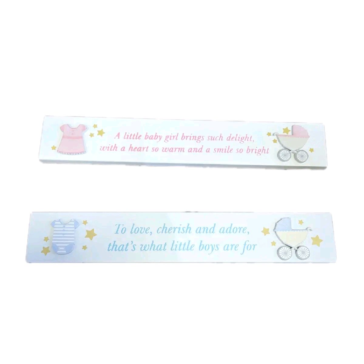 Hello Baby Mini Plaque