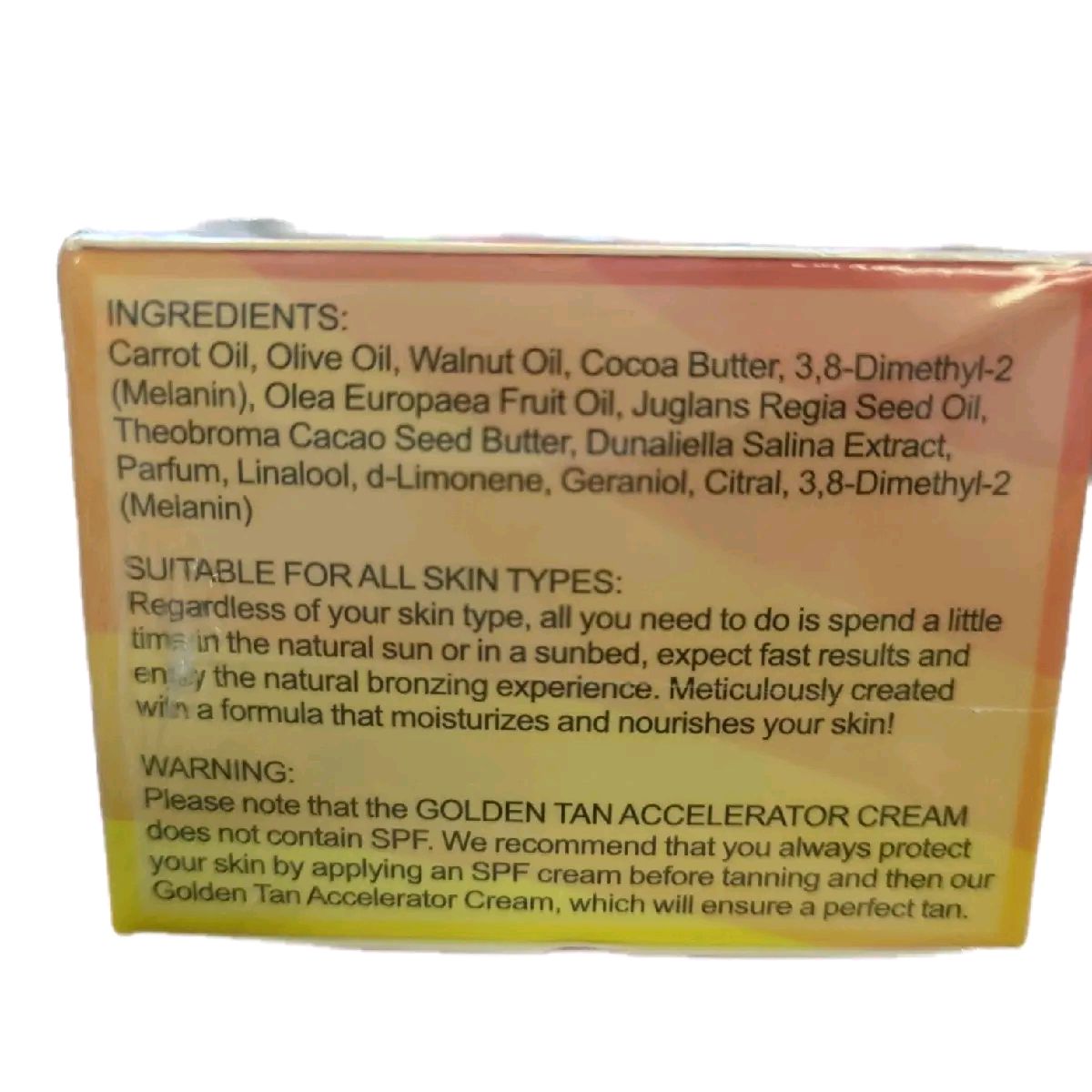 Tanning Cream 100g