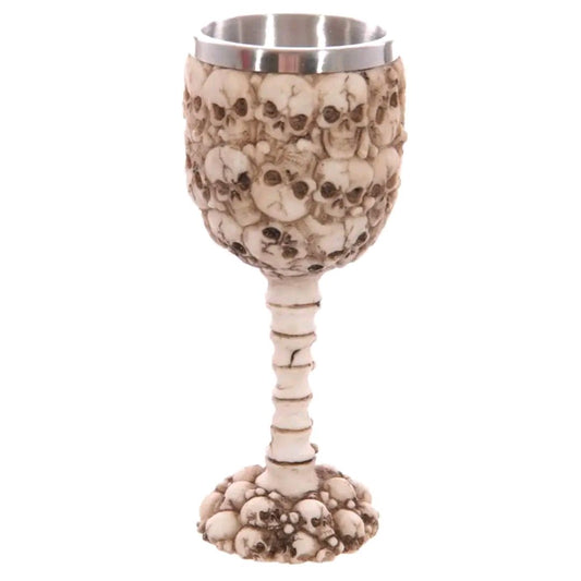 Decorative multi Skull & Spine Goblet Drinkware
