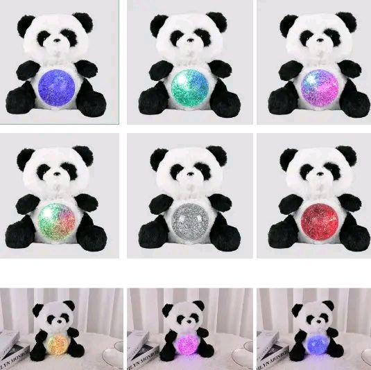 Mina the Panda with Magic Glitter Ball Belly