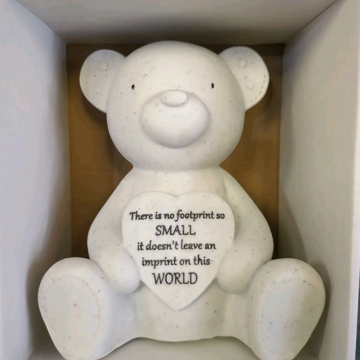 Thoughts of You Graveside Teddy with heart
