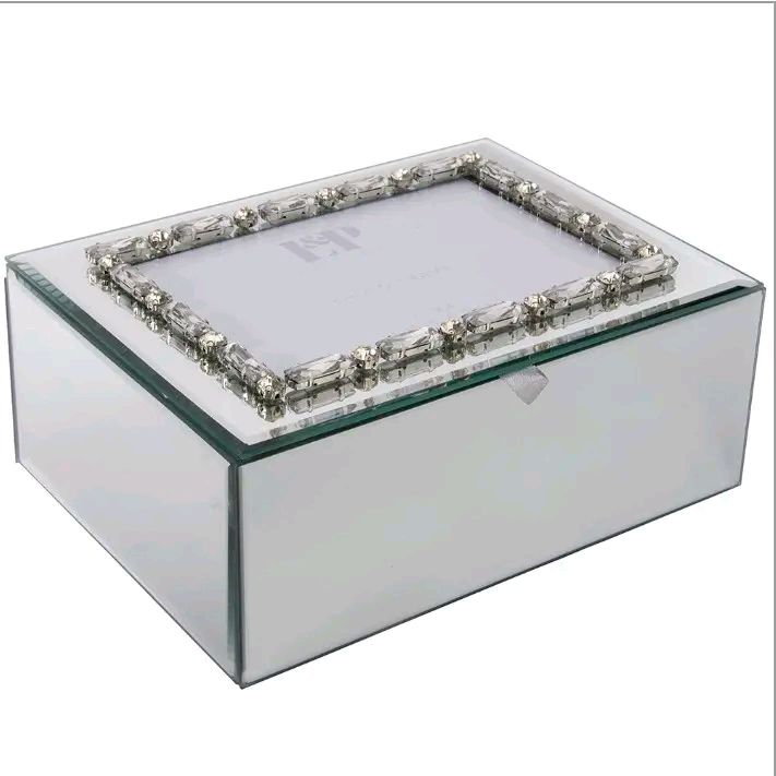 Mirror Jewellery Box with Photo Frame, 2 Sizes