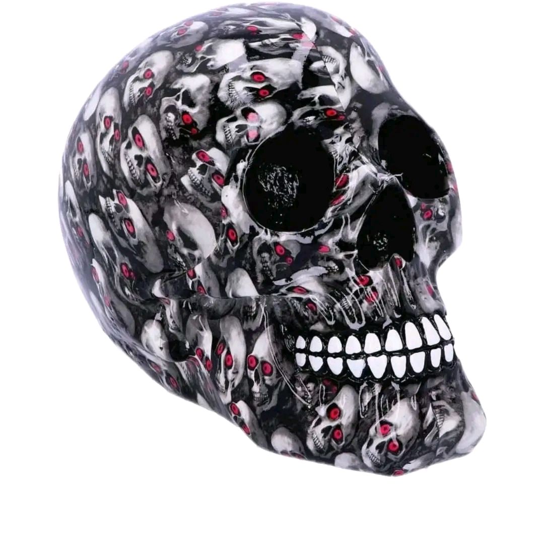 Bloodshot Skull ornament
