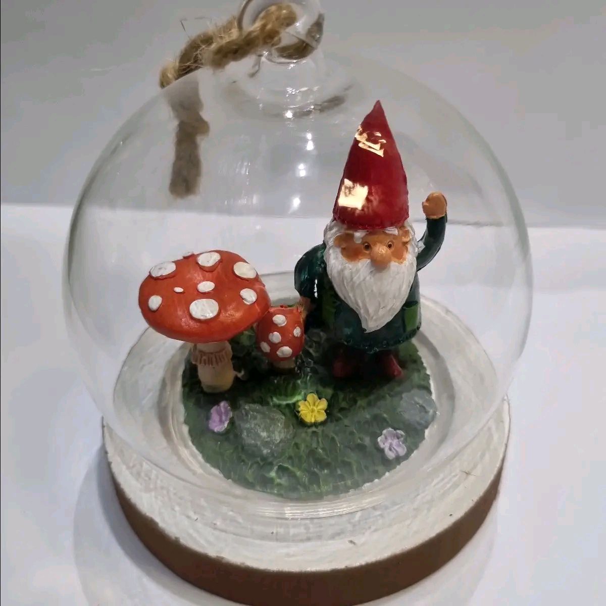 Gnome Globe with Mushroom