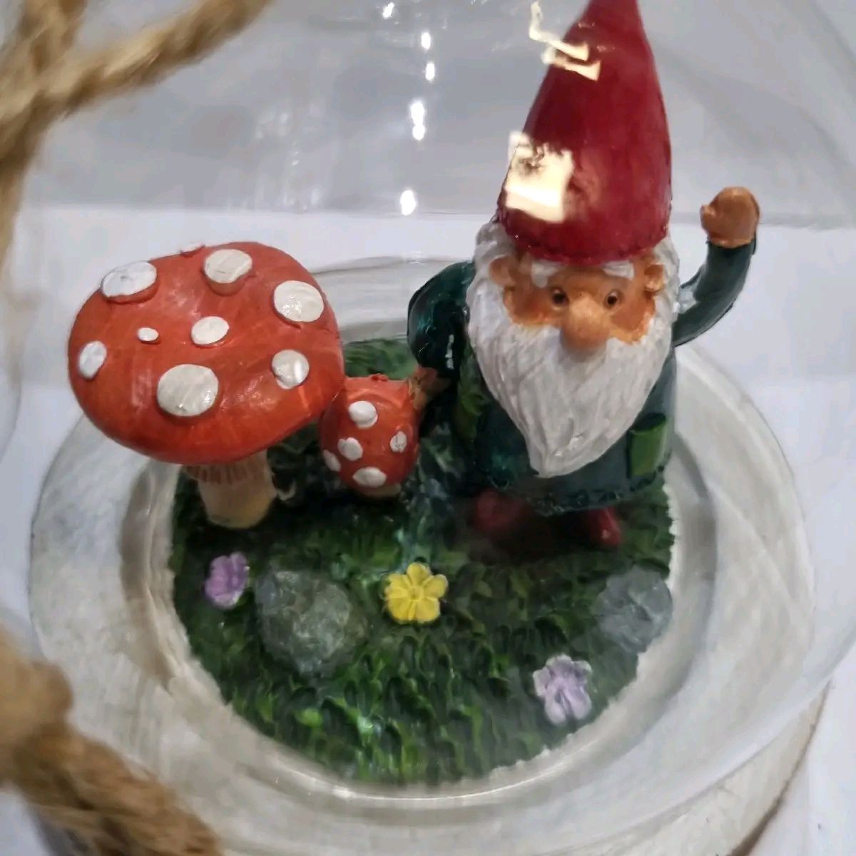 Gnome Globe with Mushroom