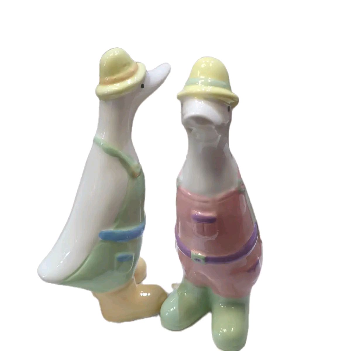 Ceramic Ducks in Aprons 14cm