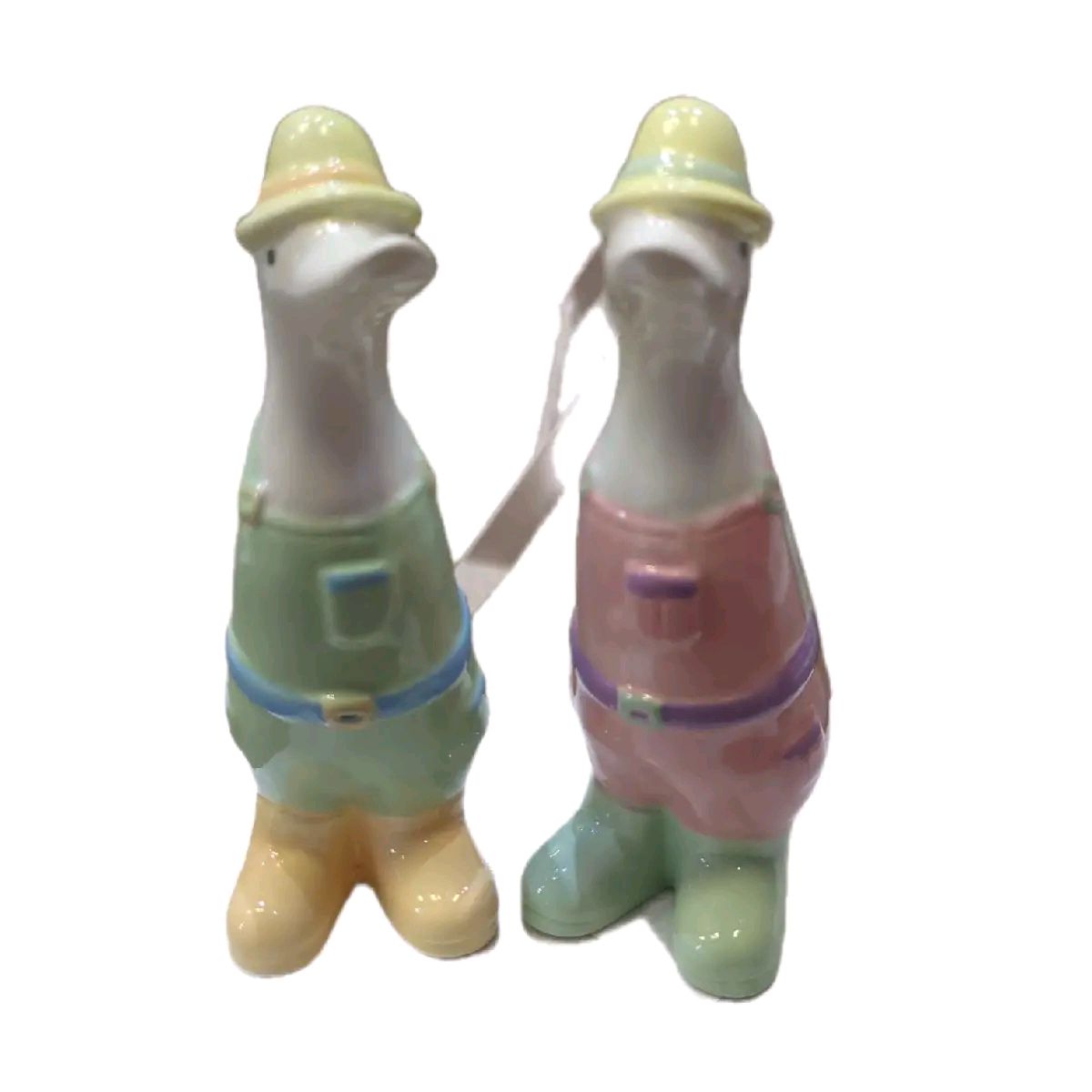 Ceramic Ducks in Aprons 14cm