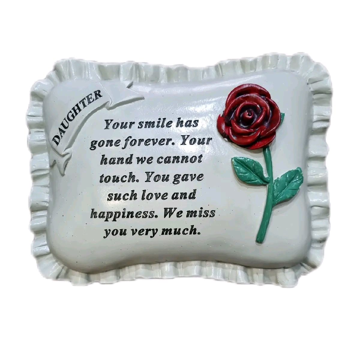 Pillow Shaped Memorial Stone, 2 options
