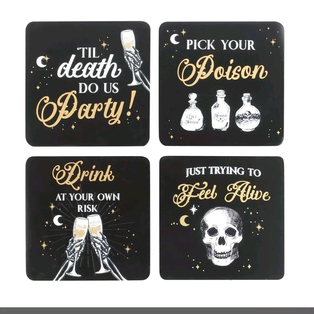 Till Death Us Do Party Coaster Set