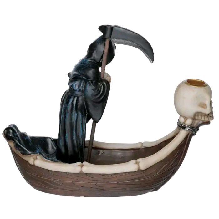 The Reaper Ferryman of Death Backflow Incense Burner