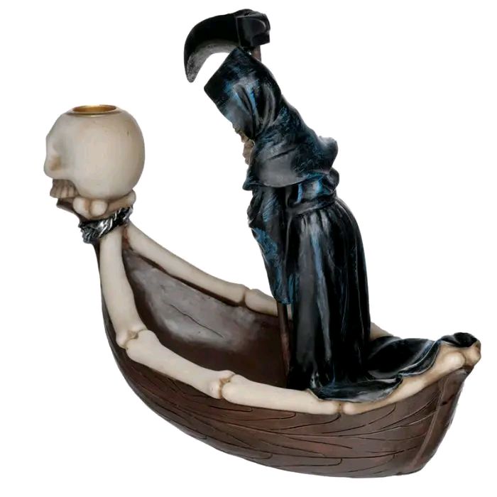 The Reaper Ferryman of Death Backflow Incense Burner