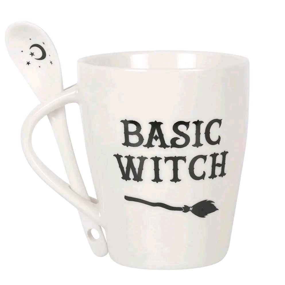 Basic Witch Mug and Spoon Set