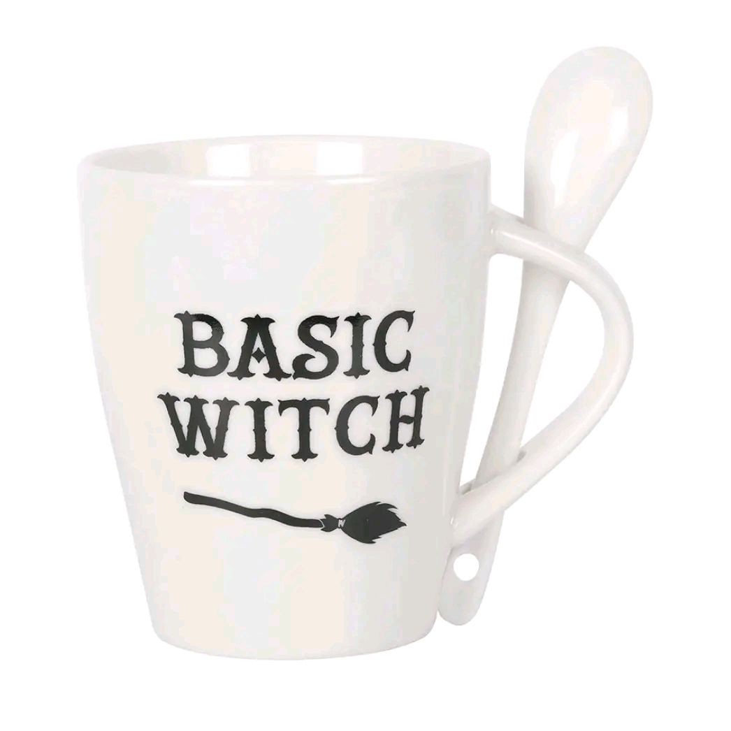 Basic Witch Mug and Spoon Set