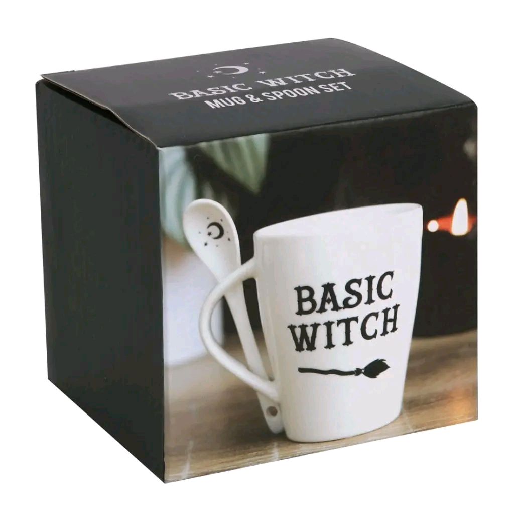 Basic Witch Mug and Spoon Set