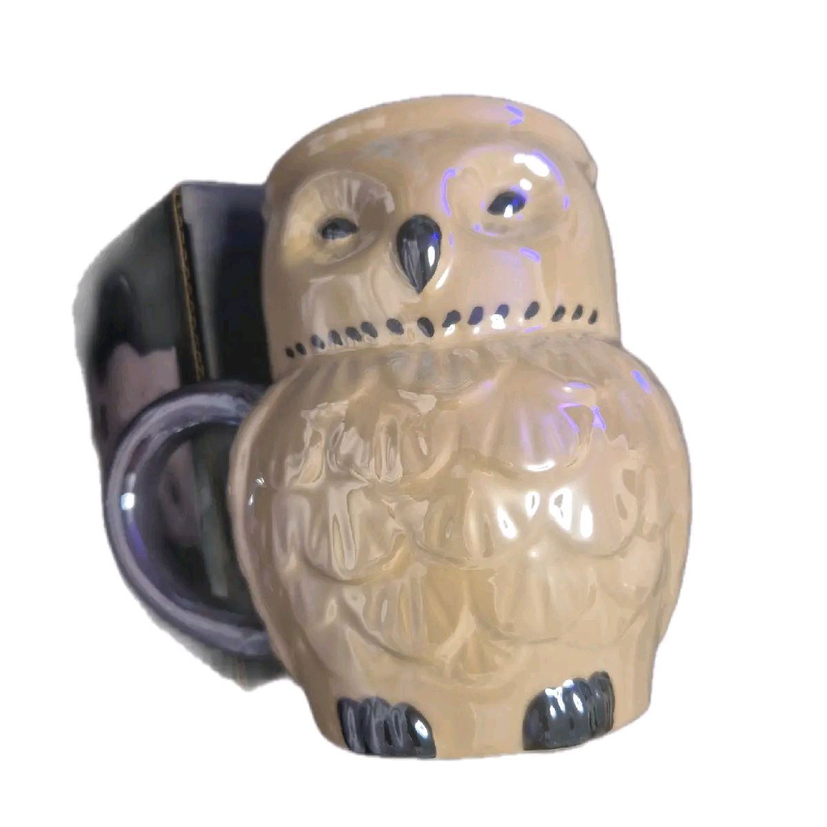 Iridescent Owl Shaped Mug