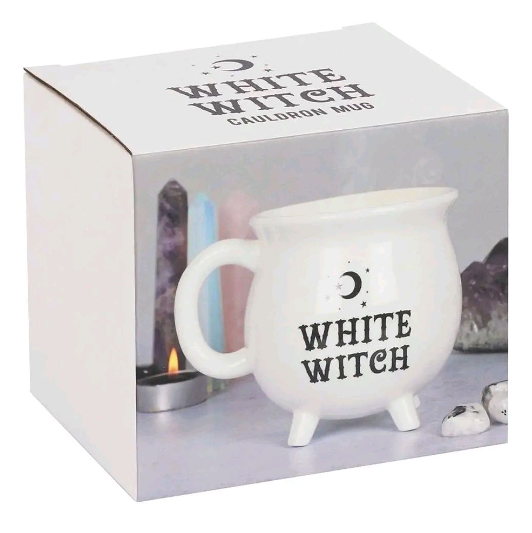 White witch Cauldron Mug