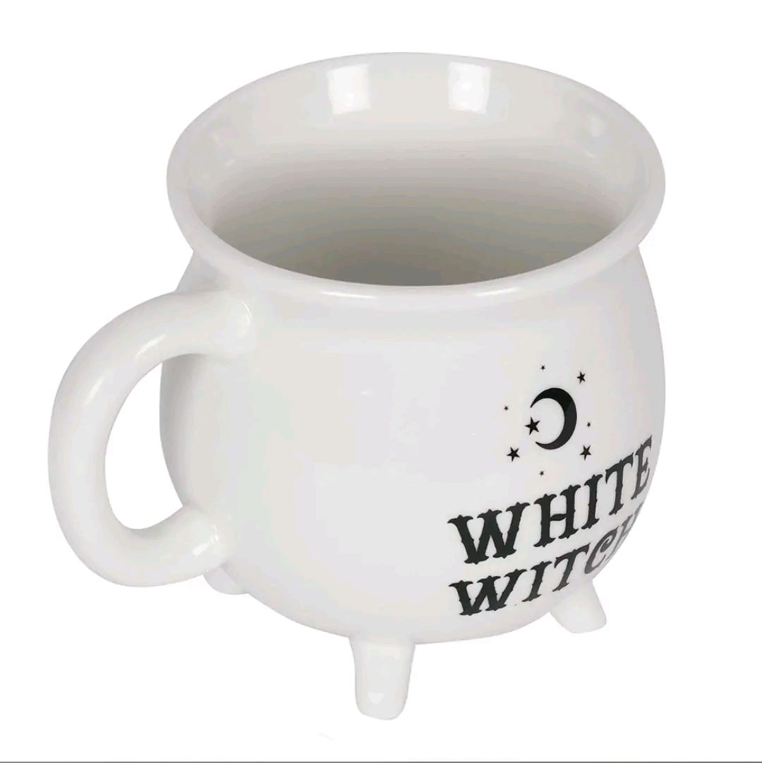 White witch Cauldron Mug