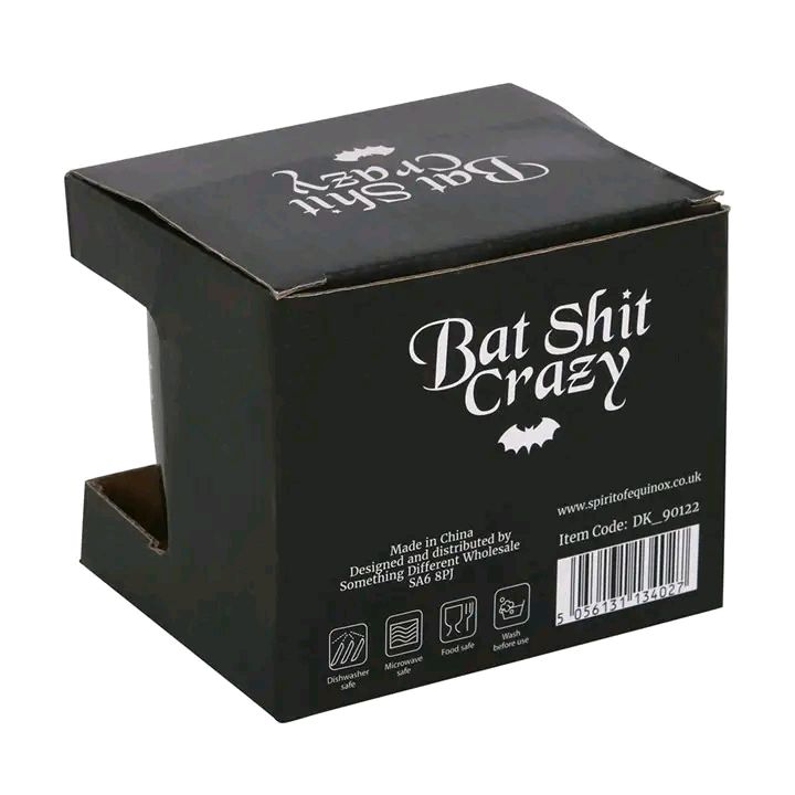 Bat Shit Crazy Mug, 340ml