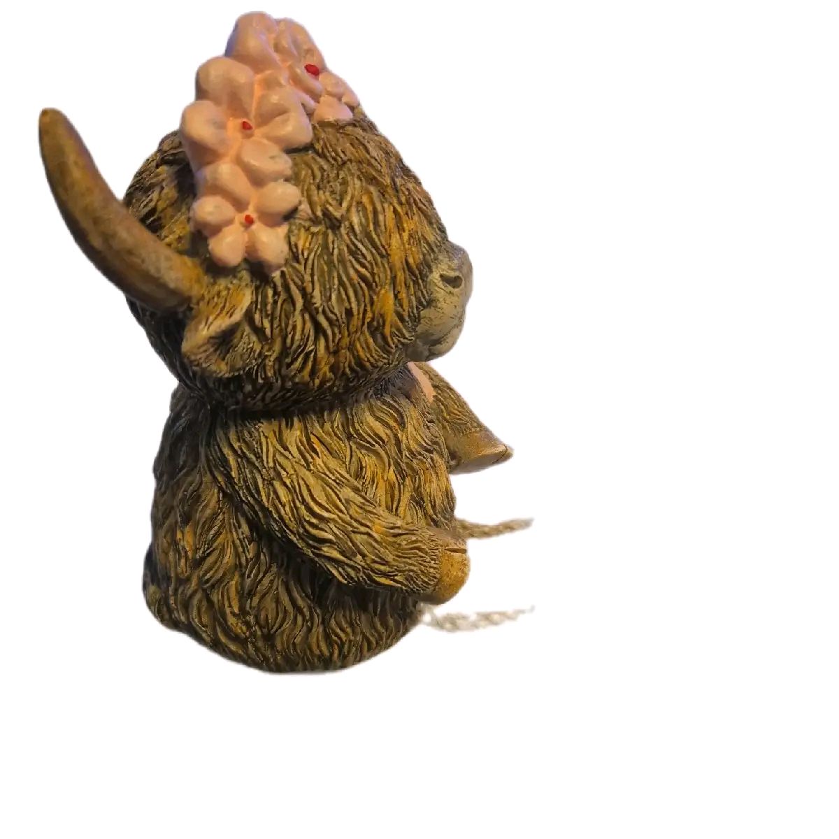 Pretty in Pink Highland Cow Money Box