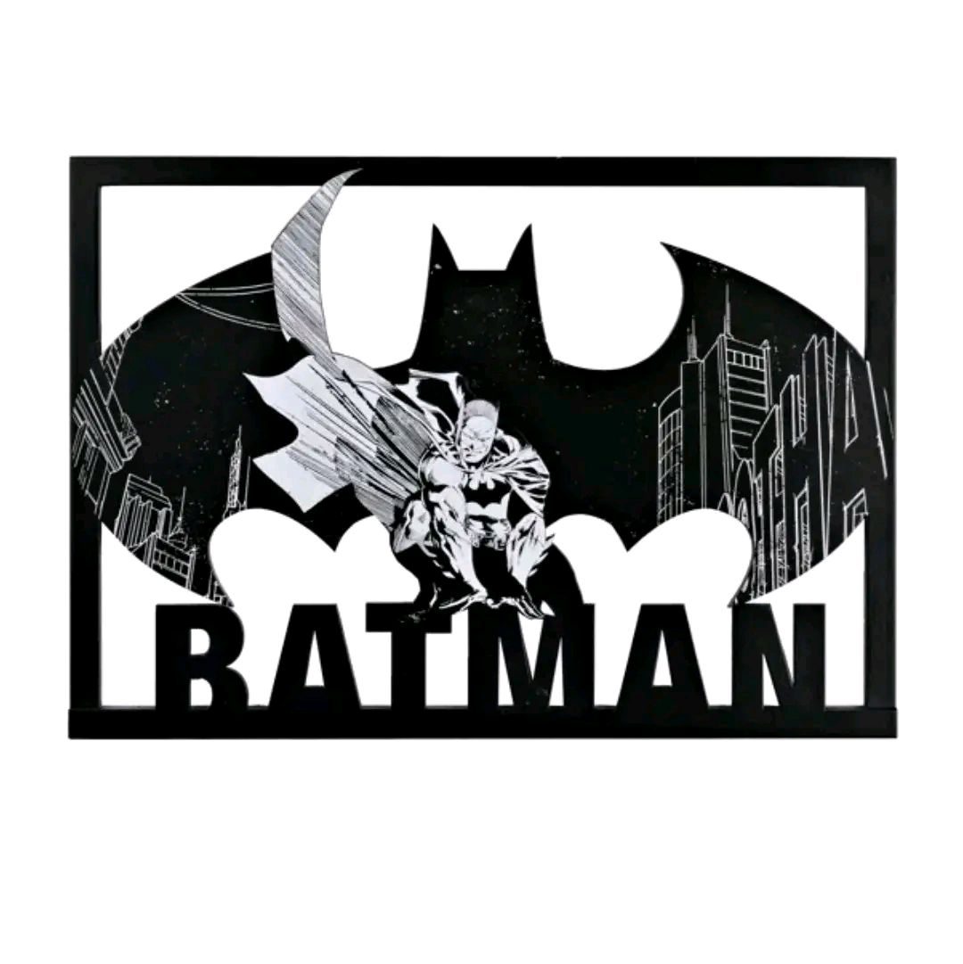 Wooden layered Batman Rectangular Plaque
