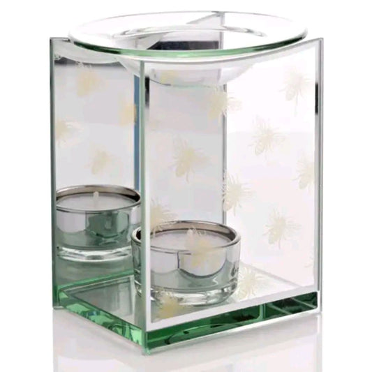 Glass Tealight Wax/Oil Burners, Various Designs