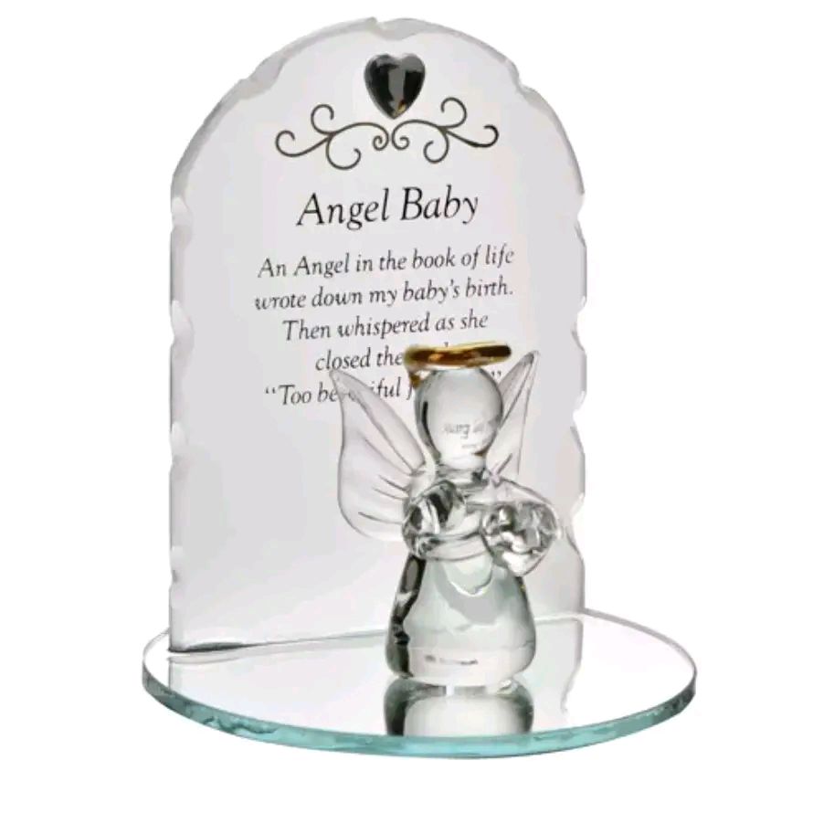 Thoughts of You Memorial Glass Plaque, 4 options