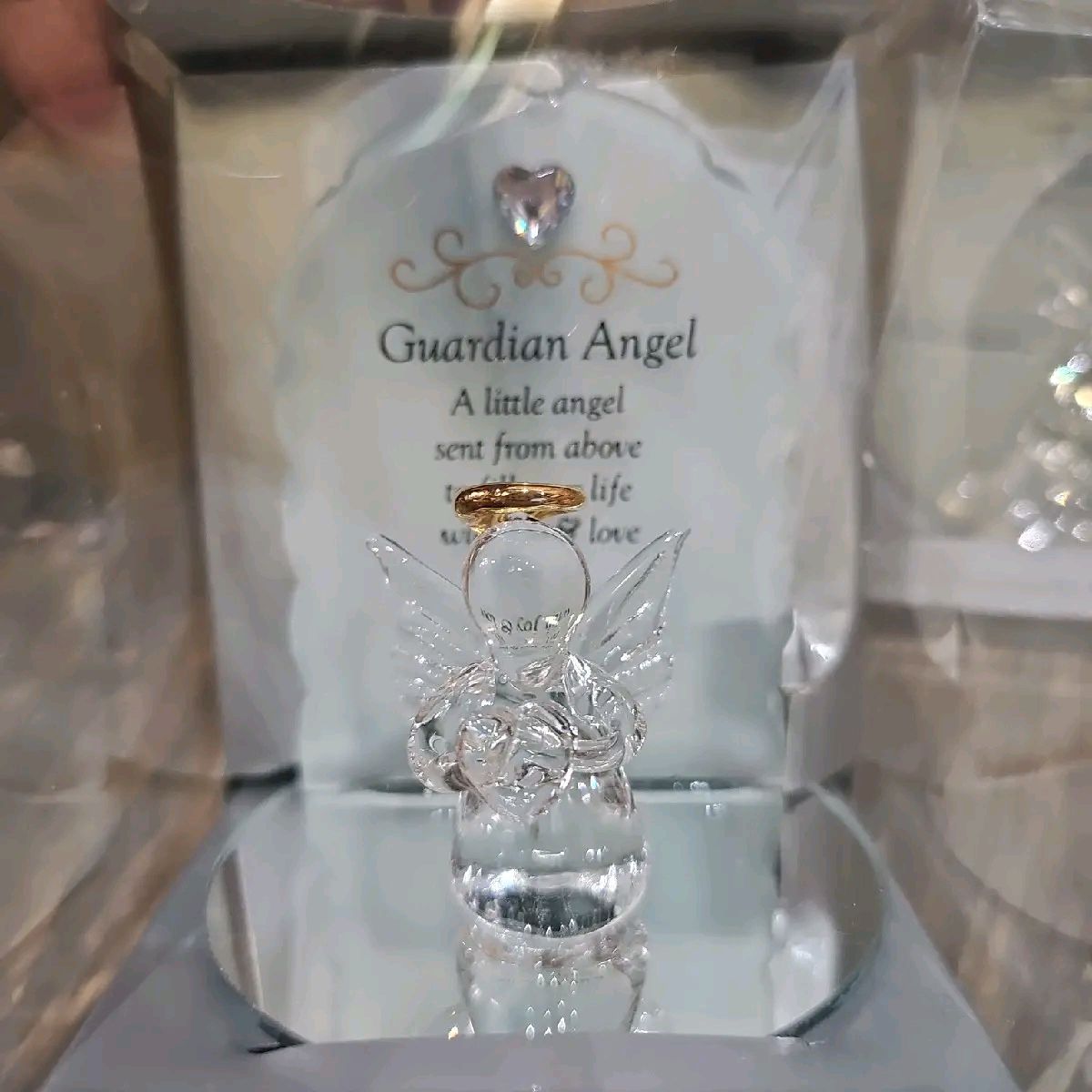 Thoughts of You Memorial Glass Plaque, 4 options