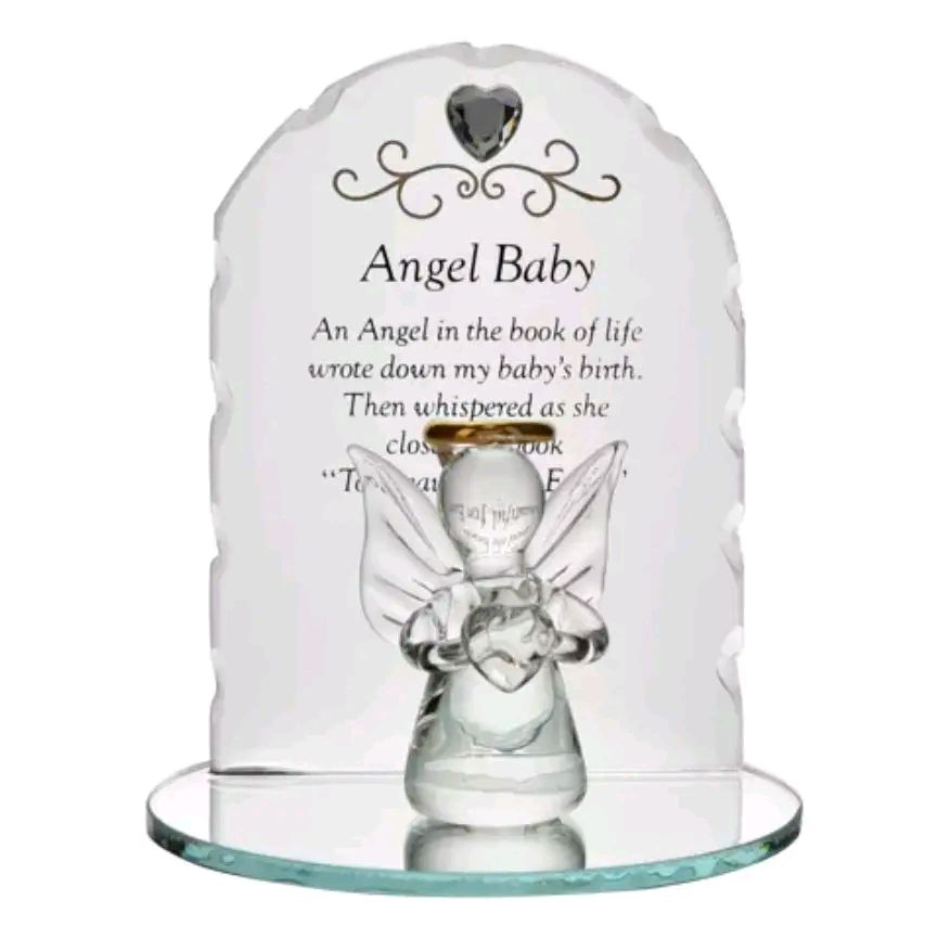 Thoughts of You Memorial Glass Plaque, 4 options