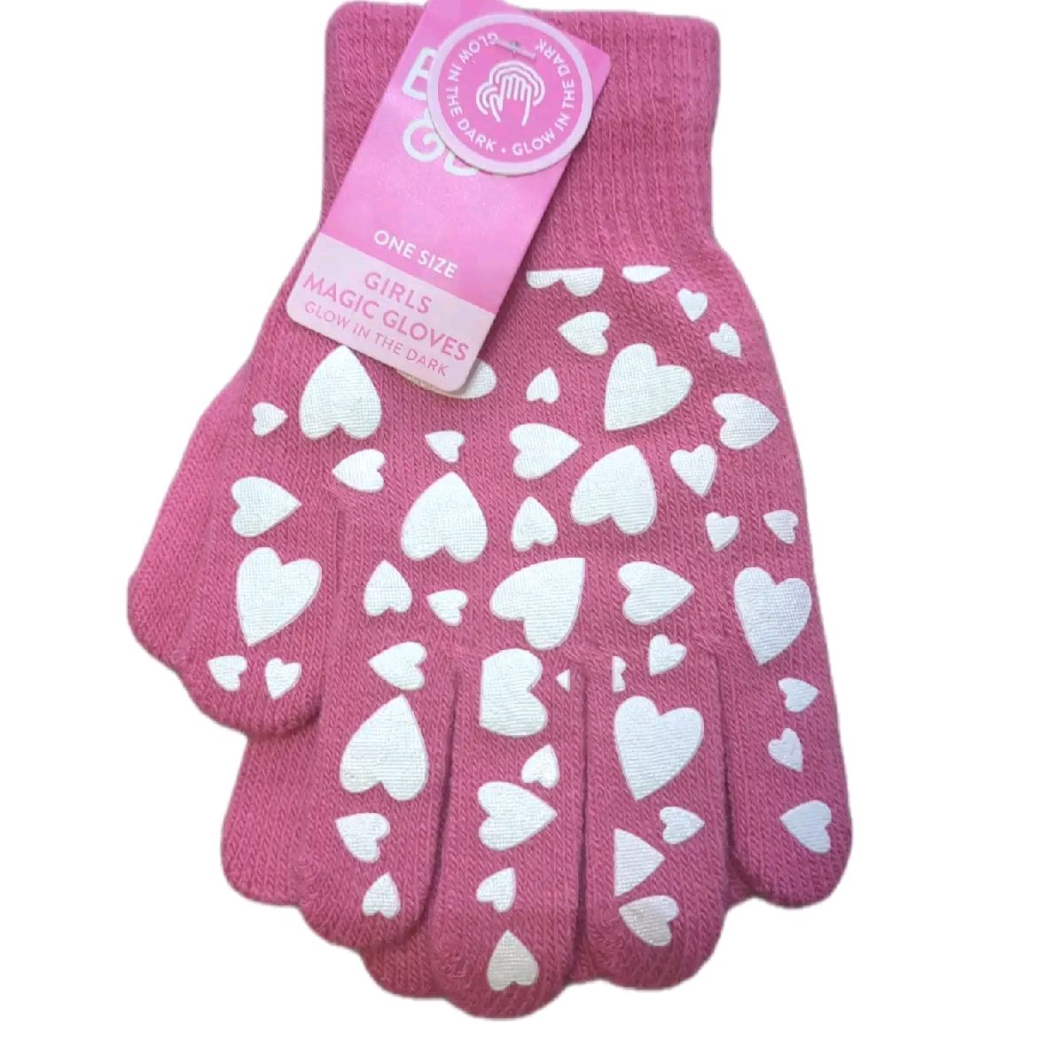 Boys and Girls Glow in the Dark Magic Gloves with Grips