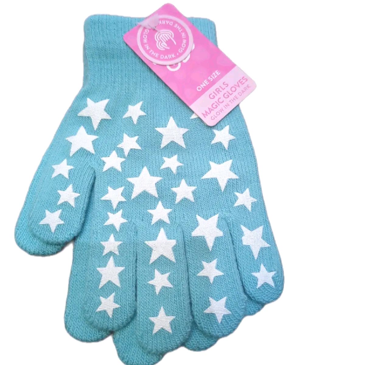 Boys and Girls Glow in the Dark Magic Gloves with Grips