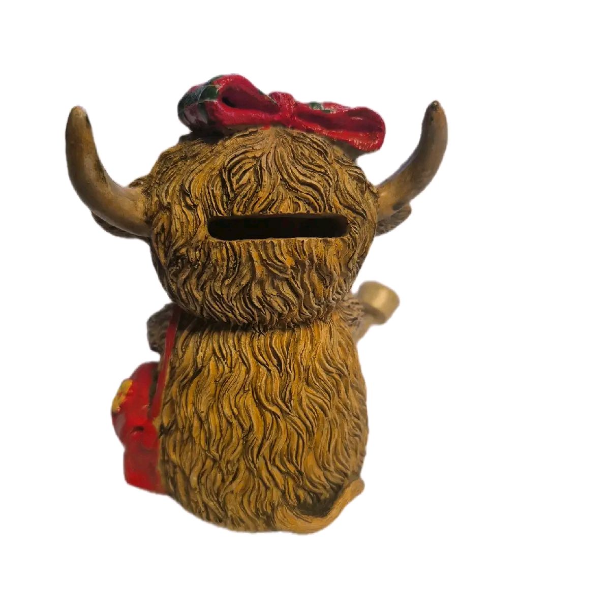 Highland Cow Tartan Princess Money Bank