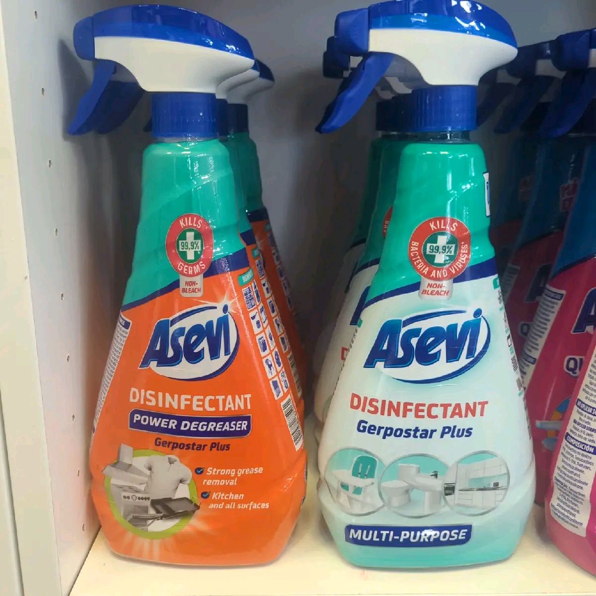 Asevi Spanish Disinfectant Cleaners