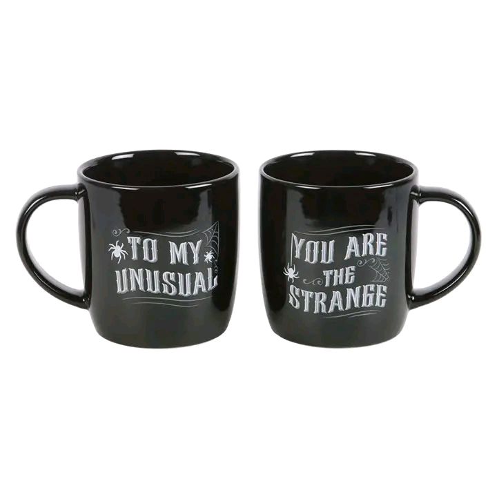 Gothic Strange and Unusual Couples Mug Set
