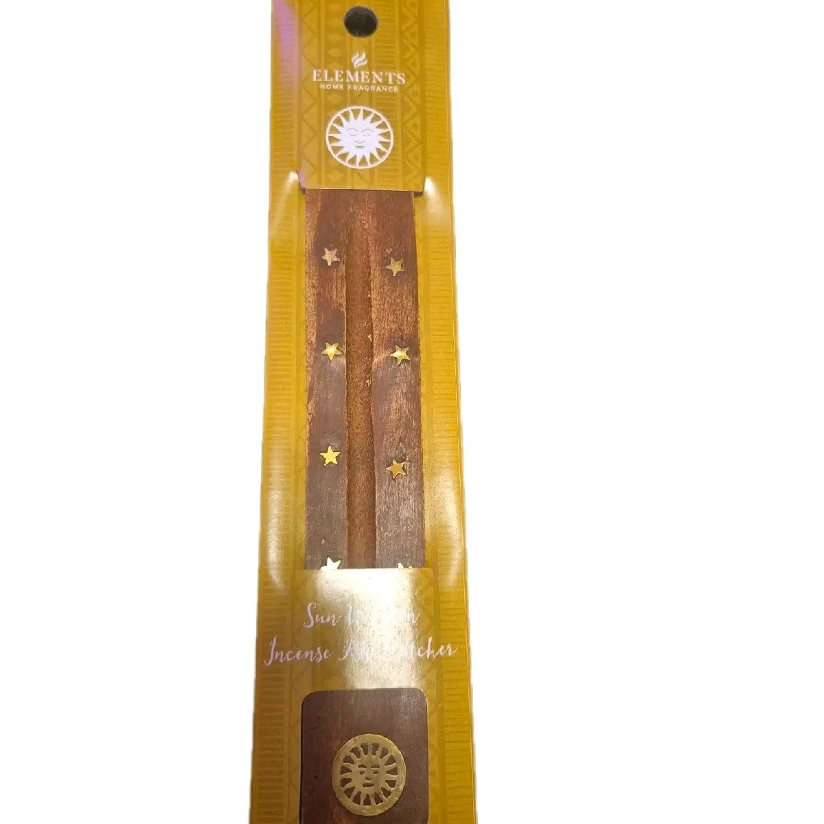 Wooden incense ash catcher