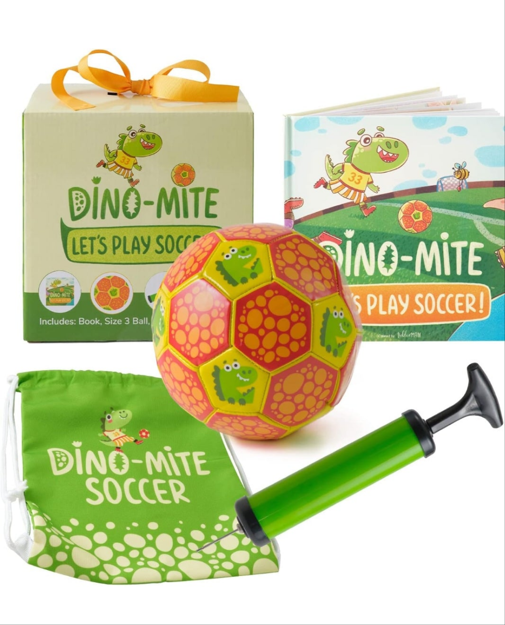 Dino-Mite - Let's Play Soccer Gift Set