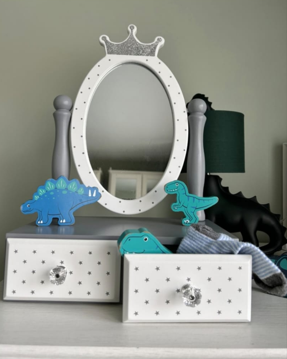 Princess Wooden Dressing Mirror