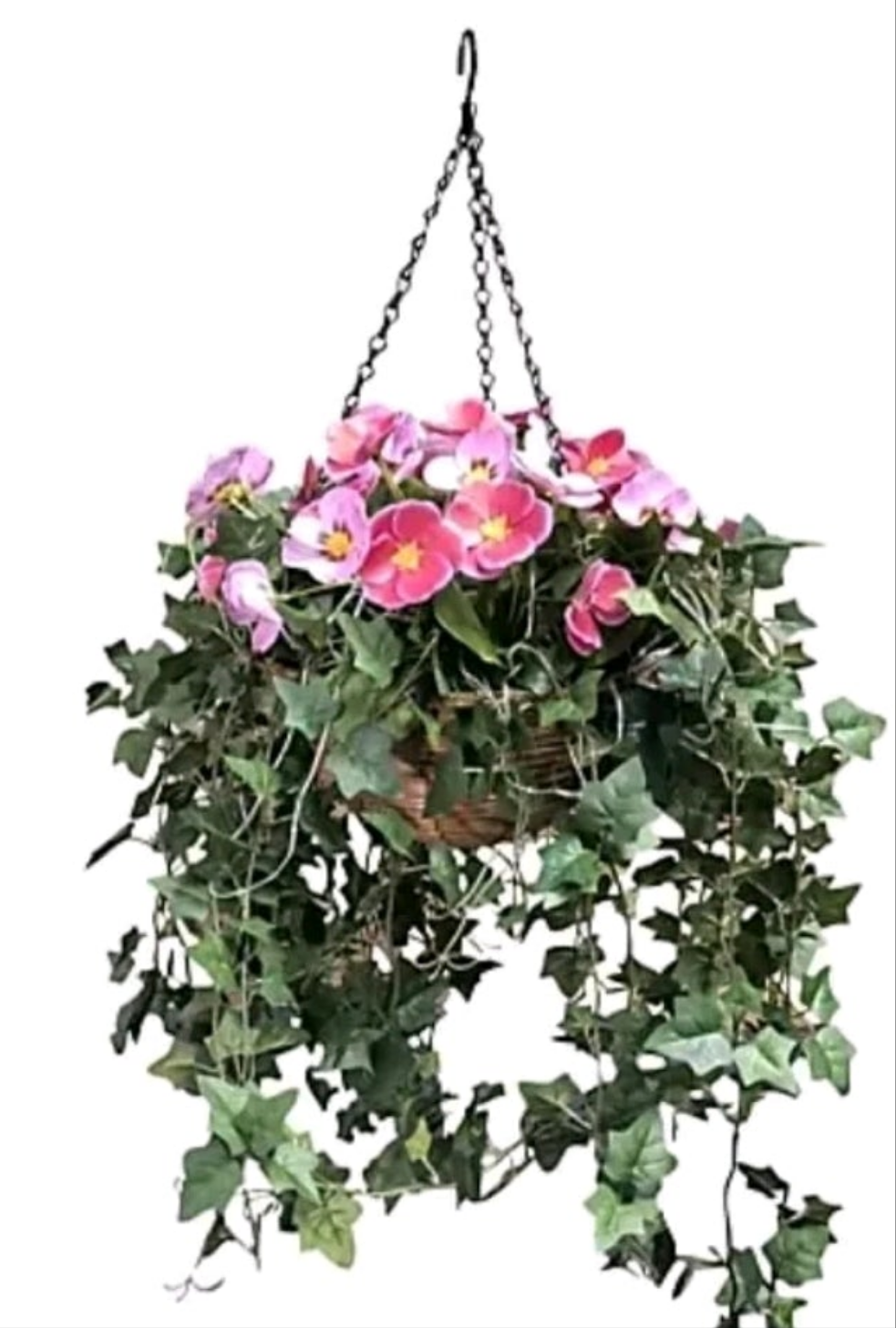 Light up Artificial Hanging basket plants