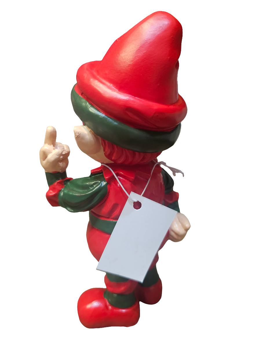 Christmas Elf Bahaving Badly 16cm Statue