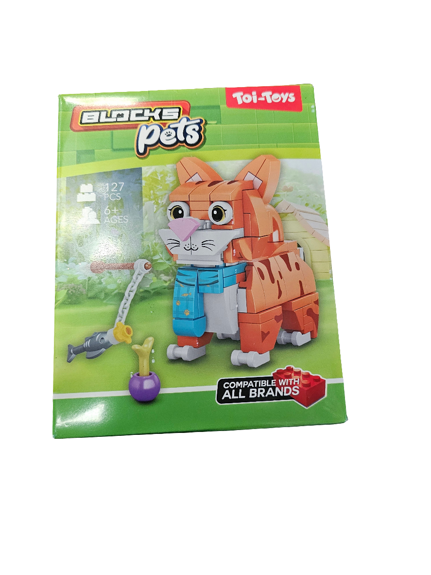 Toi-Toys Block Pets Buildable Animal Brick Toy