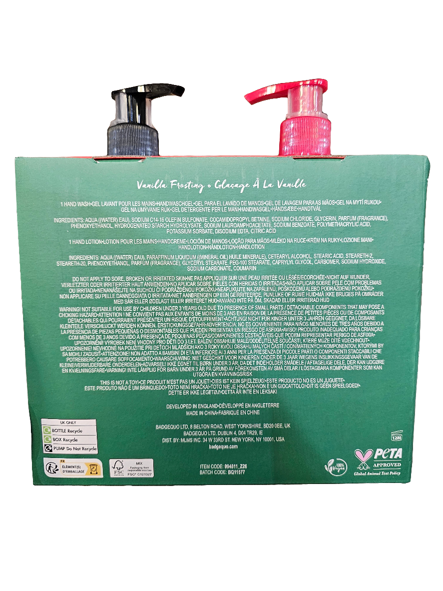 Technic Christmas Novelty Festive Hand Duo Set in Vanilla Frosting Fragrance