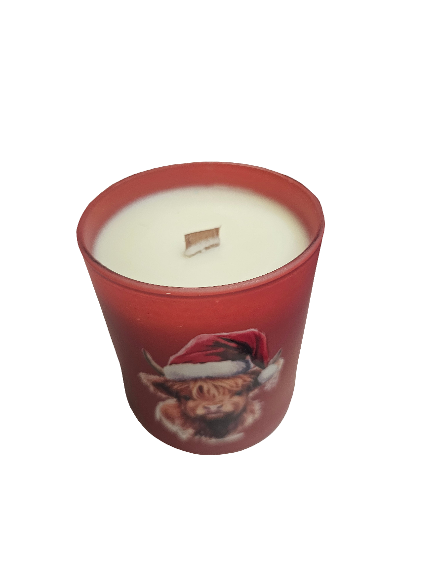 Christmas Market Scented Wooden Wick Candles
