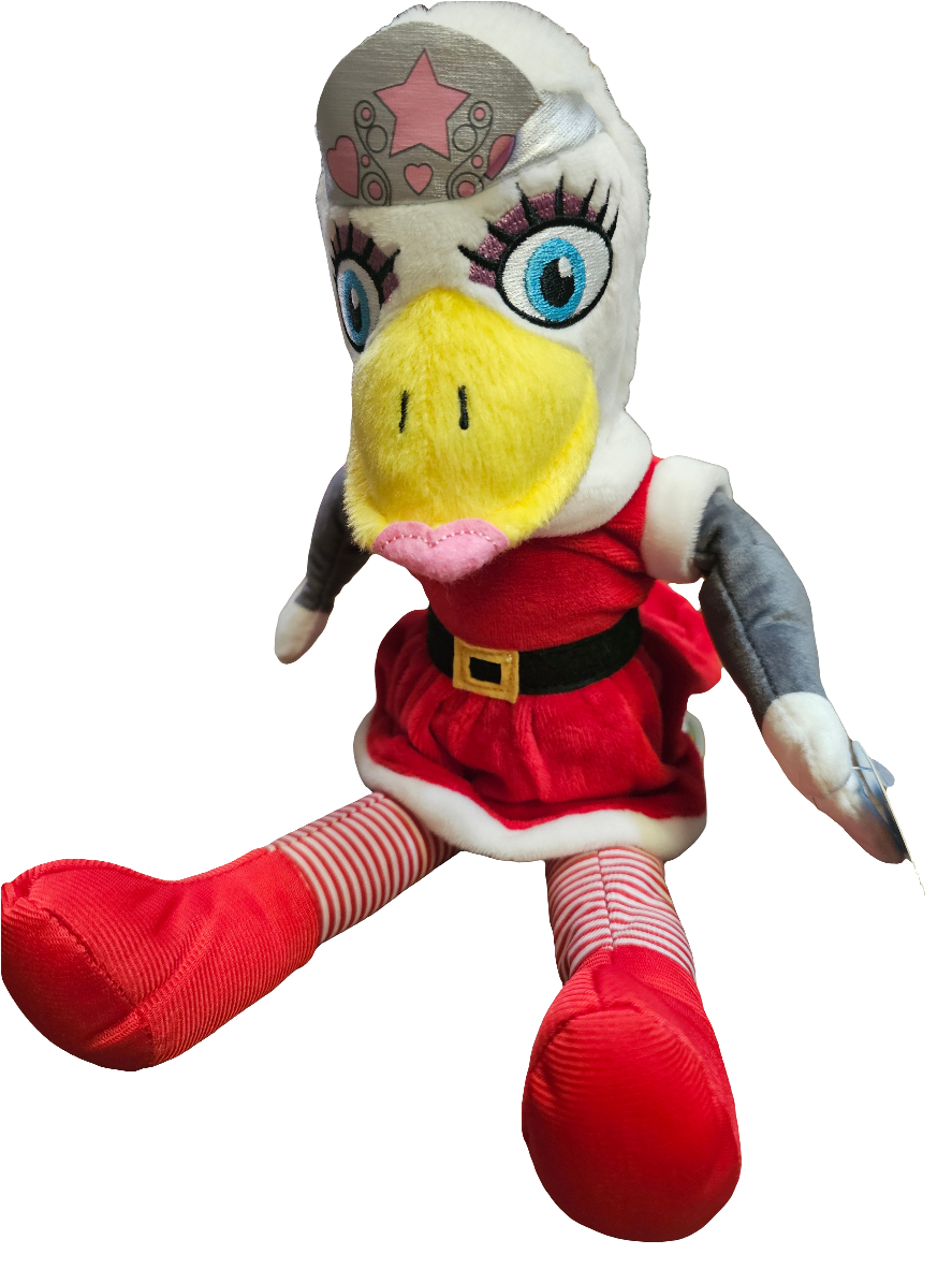12" Croc Crew Plush Toys in Christmas Outfits