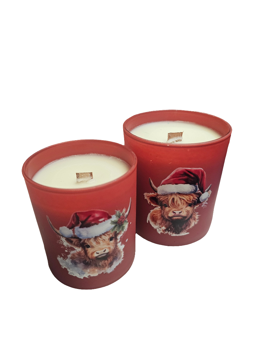 Christmas Market Scented Wooden Wick Candles