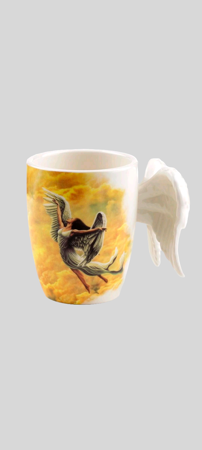 Angel wings cup.